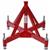 AU125001  Pipe Jack Quattro Heavy Duty Stand (Base Only with Level Pads)